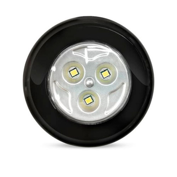 Светодиодный фонарь Smartbuy PUSH LIGHT 3 Вт 3AAA, черный (SBF-133-B)/360 - omvolt.ru