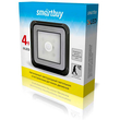 Светодиодный фонарь с датчиком движения и света 4 LED Smartbuy 4AAA, черный (SBF-4-K)/72 - omvolt.ru